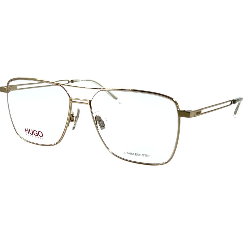Hugo Boss HG 1145 Mens Metal Eyeglass Frame 0J5g Gold 56-15 Stainless Steel